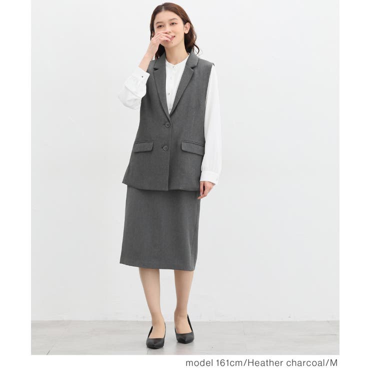 アウター セットアップ ウォッシャブル | Honeys | 詳細画像8 