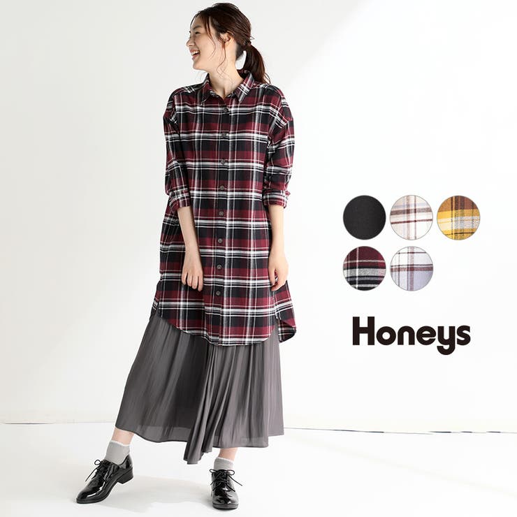 ハニーズ シャツワンピース 品番 Hnsw Honeys ハニーズ のレディースファッション通販 Shoplist ショップリスト