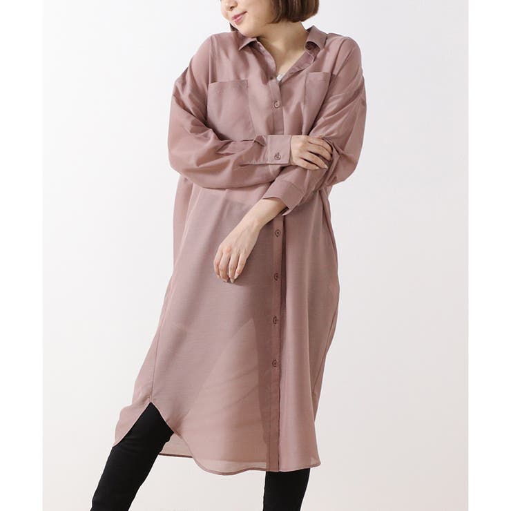 ワンピース シャツワンピ 長袖 品番 Hnsw Honeys ハニーズ のレディースファッション通販 Shoplist ショップリスト