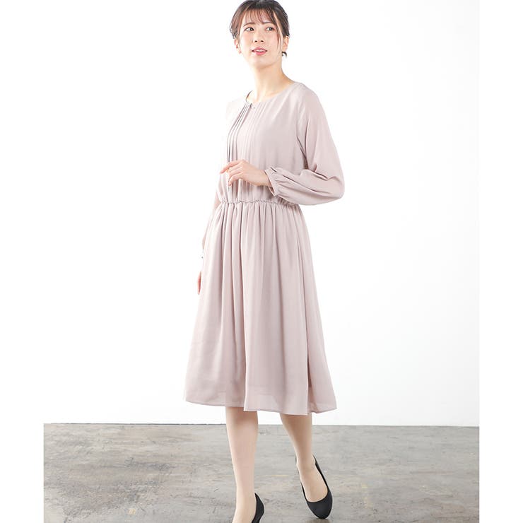 【ハニーズ】ワンピース 長袖 ミモレ丈 | Honeys | 詳細画像14 