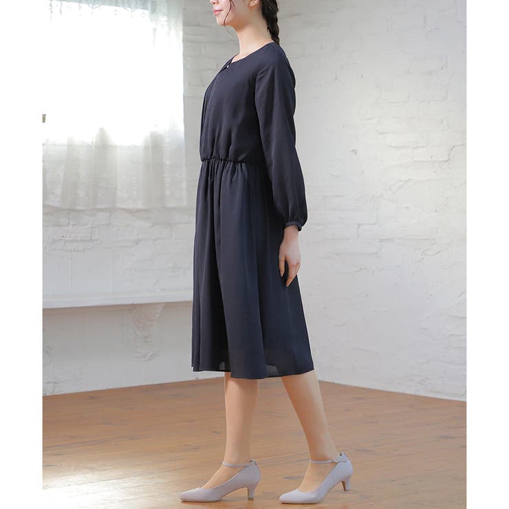 【ハニーズ】ワンピース 長袖 ミモレ丈 | Honeys | 詳細画像16 