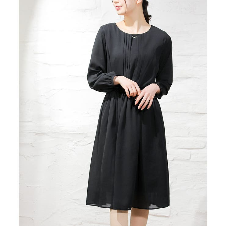 【ハニーズ】ワンピース 長袖 ミモレ丈 | Honeys | 詳細画像3 