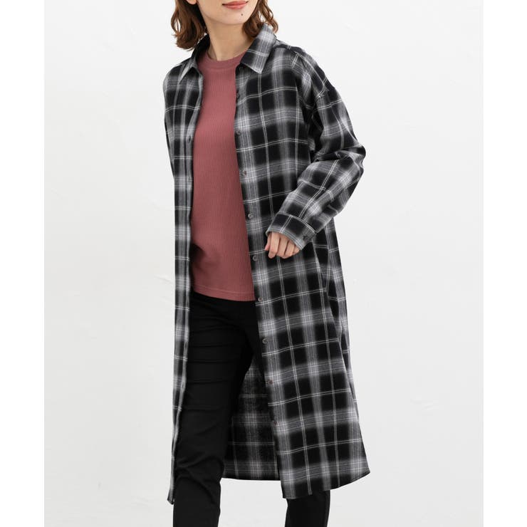 ワンピース シャツワンピース 長袖 | Honeys | 詳細画像3 