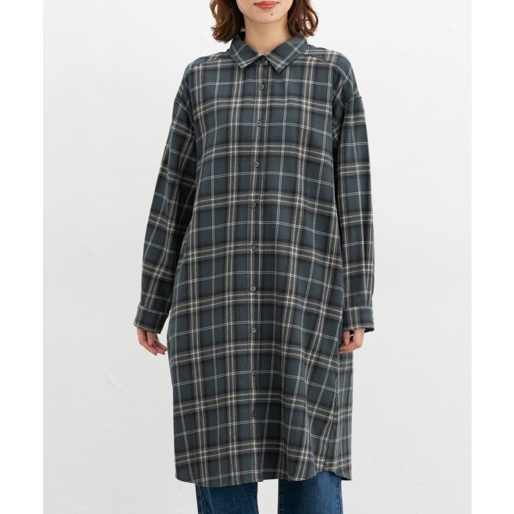 ワンピース シャツワンピース 長袖 | Honeys | 詳細画像5 