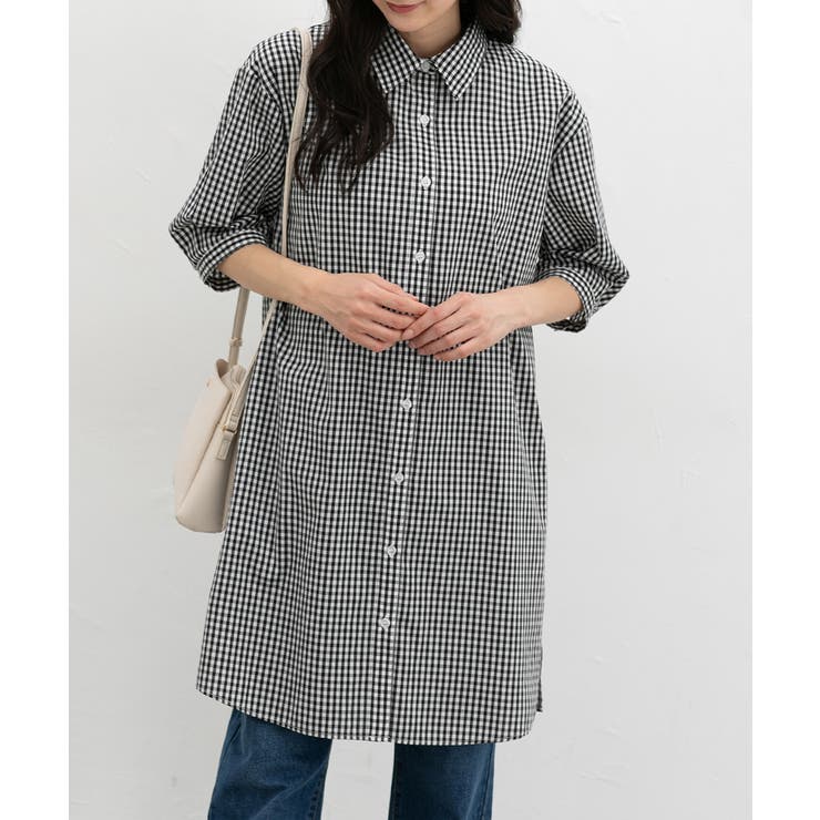 オフ×クロ | ワンピース シャツワンピース ロング丈 | Honeys