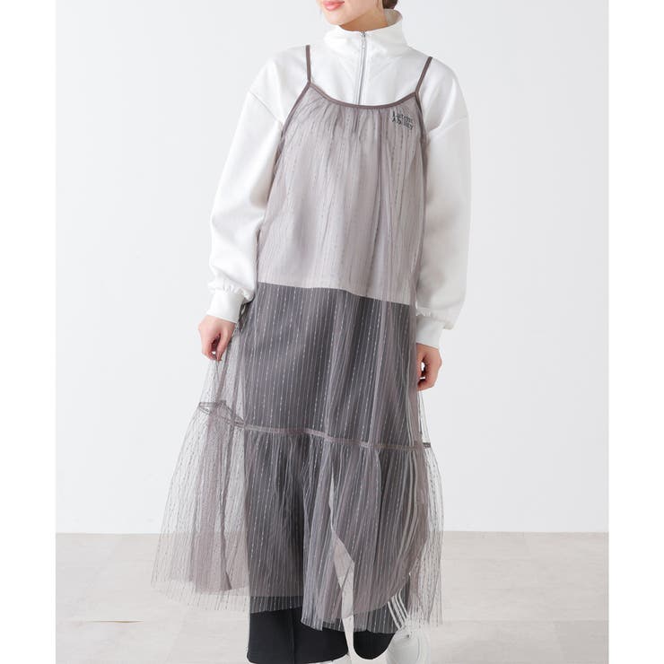 チャコール | ワンピース キャミソール ロング | Honeys