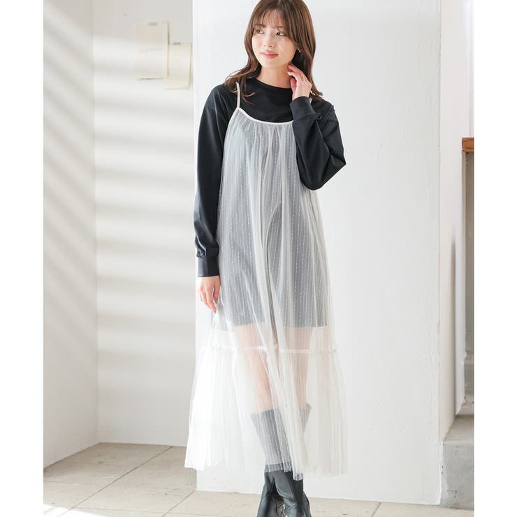 ワンピース キャミソール ロング | Honeys | 詳細画像5 