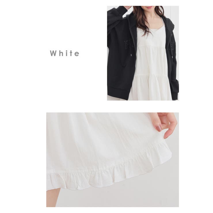 ワンピース ノースリーブ ミニ丈 | Honeys | 詳細画像10 