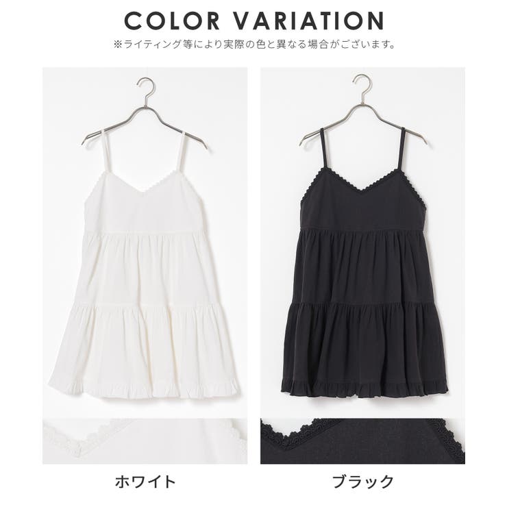 ワンピース ノースリーブ ミニ丈 | Honeys | 詳細画像16 