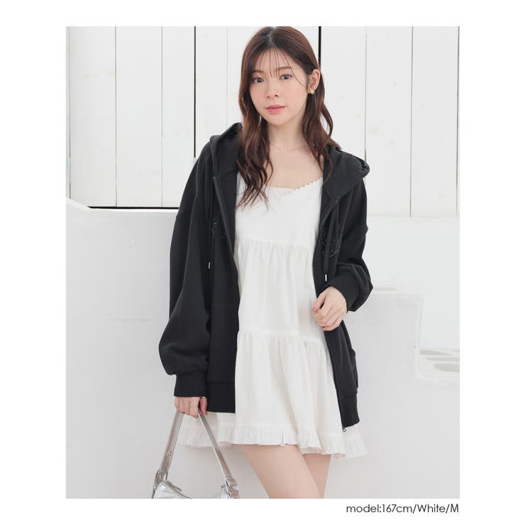 ワンピース ノースリーブ ミニ丈 | Honeys | 詳細画像9 