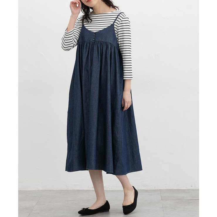 インディゴ | ワンピース キャミワンピース ノースリーブ | Honeys