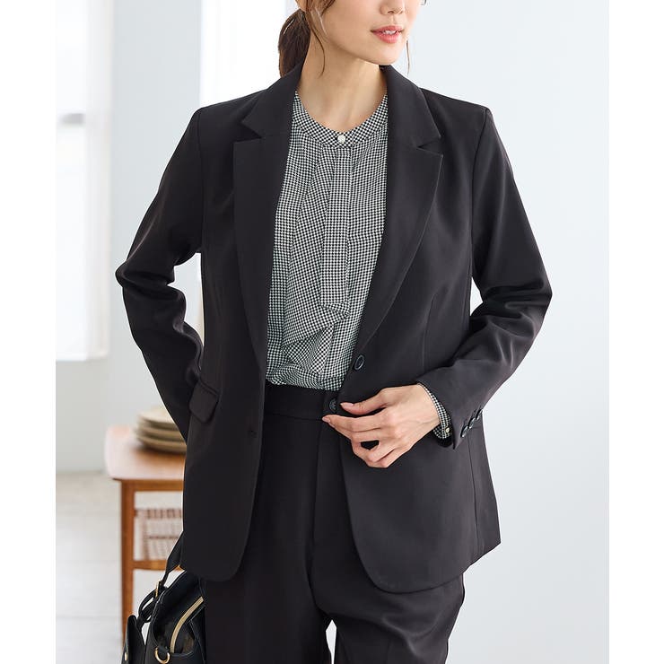 千鳥柄 | トップス ブラウス 長袖 | Honeys