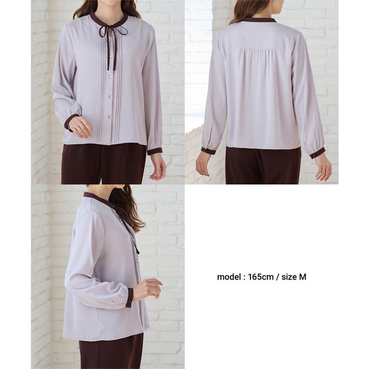 トップス ブラウス 長袖 | Honeys | 詳細画像10 