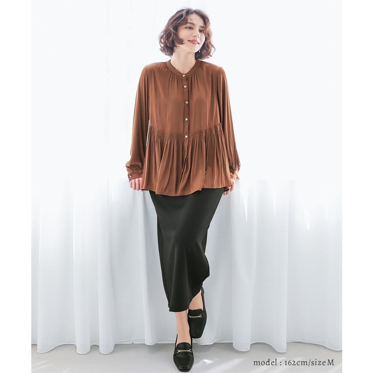 トップス ブラウス 長袖 | Honeys | 詳細画像7 