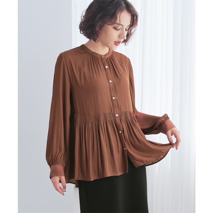 トップス ブラウス 長袖 | Honeys | 詳細画像9 