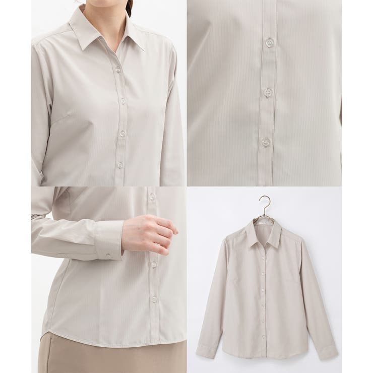 トップス シャツ スキッパーシャツ | Honeys | 詳細画像17 