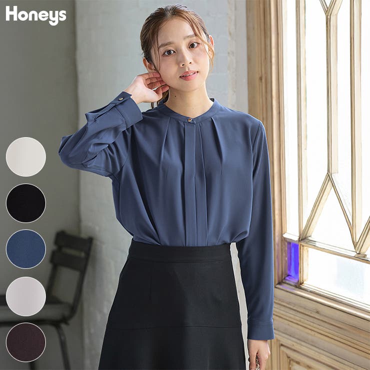 トップス ブラウス 長袖 | Honeys | 詳細画像1 