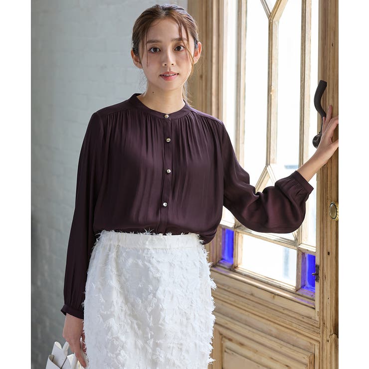 トップス ブラウス 長袖[品番：HNSW0011299]｜Honeys（ハニーズ）の