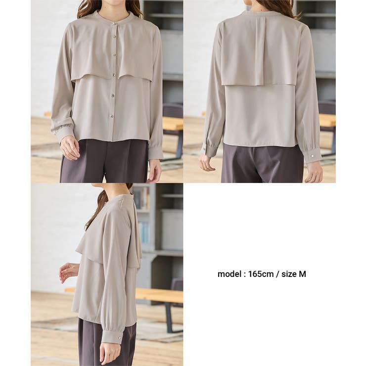 トップス ブラウス 長袖 | Honeys | 詳細画像10 