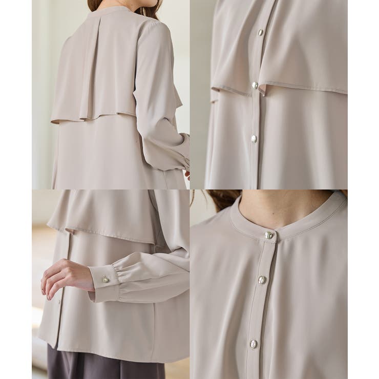 トップス ブラウス 長袖 | Honeys | 詳細画像12 