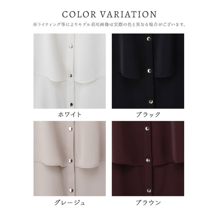 トップス ブラウス 長袖 | Honeys | 詳細画像17 