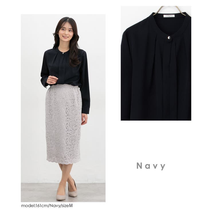 トップス ブラウス 長袖 | Honeys | 詳細画像15 