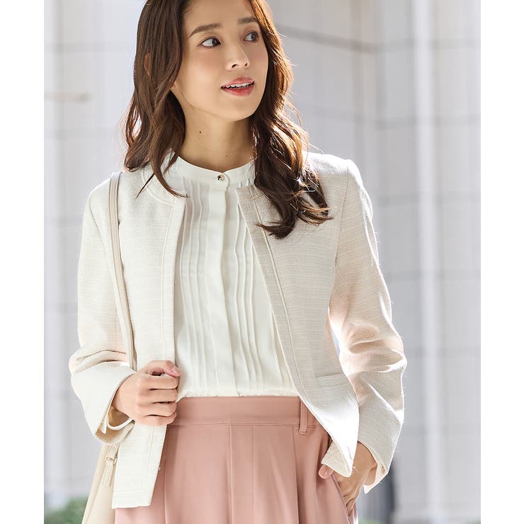 ホワイト | トップス ブラウス 長袖 | Honeys