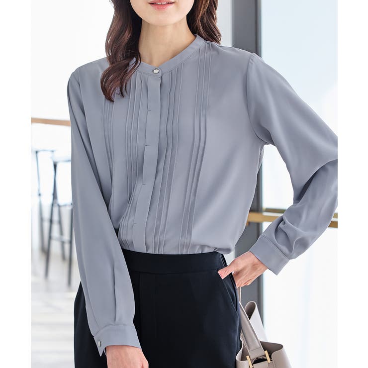 ブルー | トップス ブラウス 長袖 | Honeys