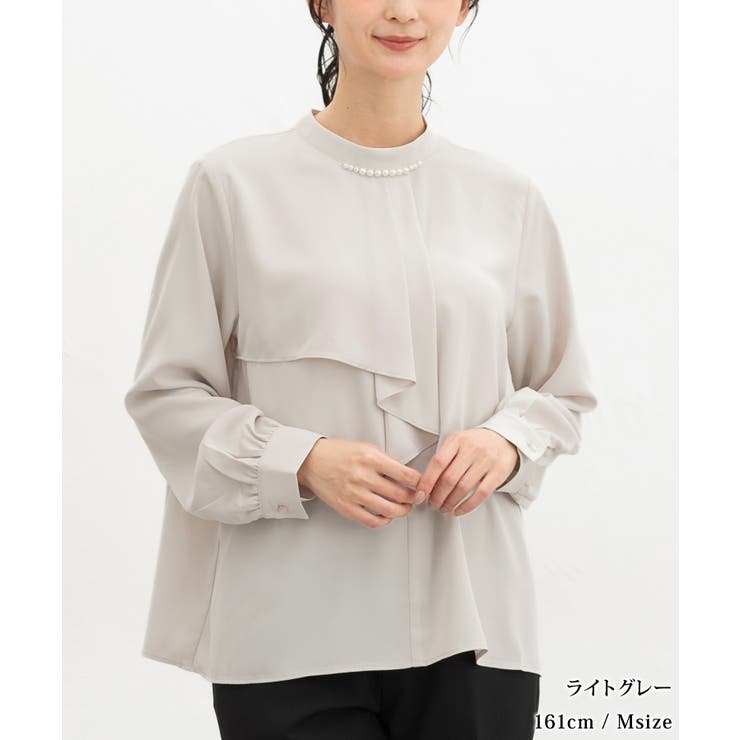 トップス ブラウス 長袖 | Honeys | 詳細画像14 