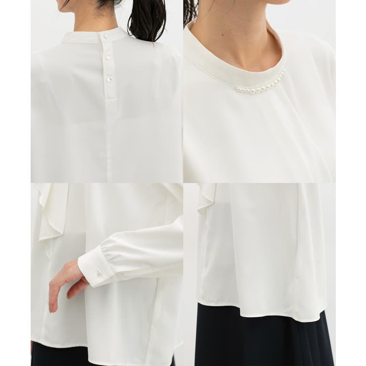 トップス ブラウス 長袖 | Honeys | 詳細画像16 