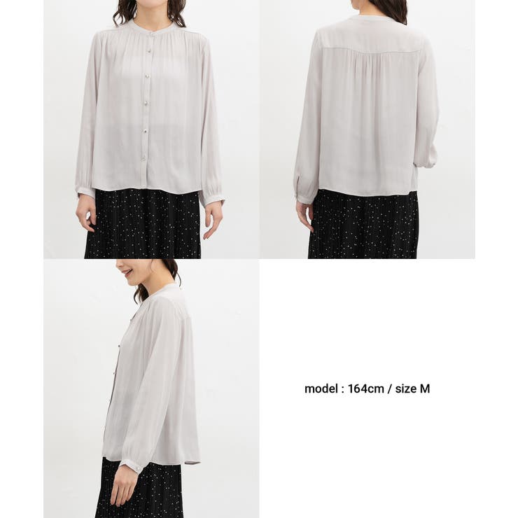 トップス ブラウス 長袖 | Honeys | 詳細画像12 