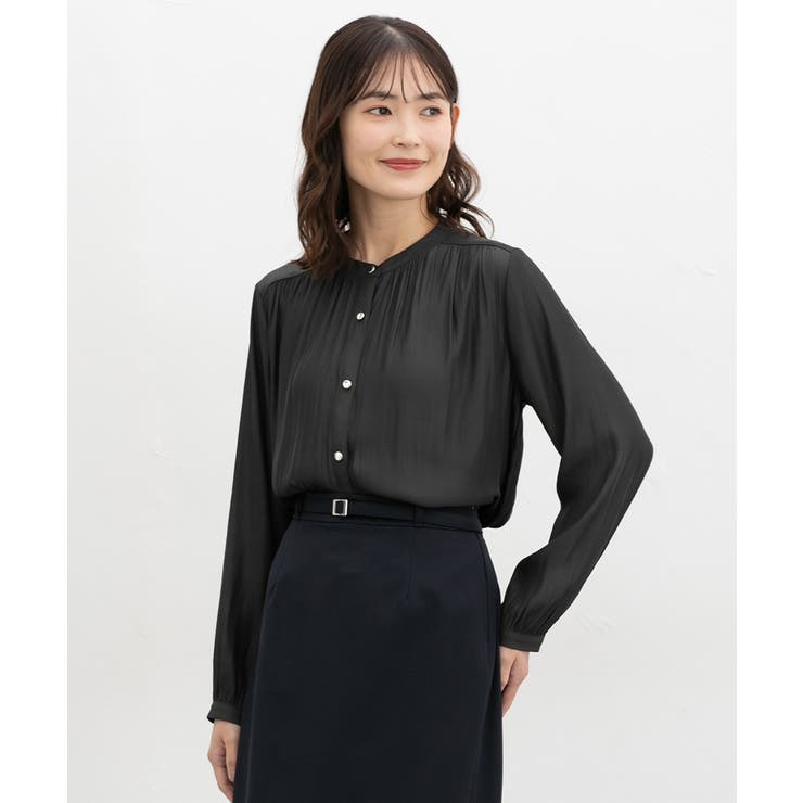 スミクロ | トップス ブラウス 長袖 | Honeys