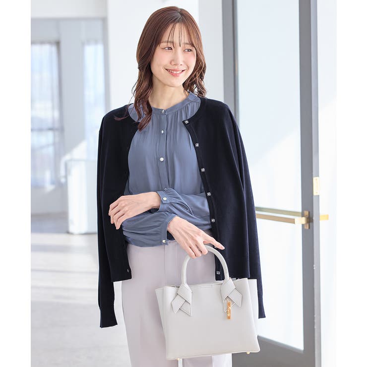 ブルー | トップス ブラウス 長袖 | Honeys