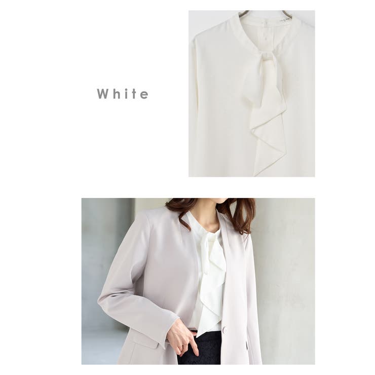 トップス ブラウス 長袖 | Honeys | 詳細画像10 