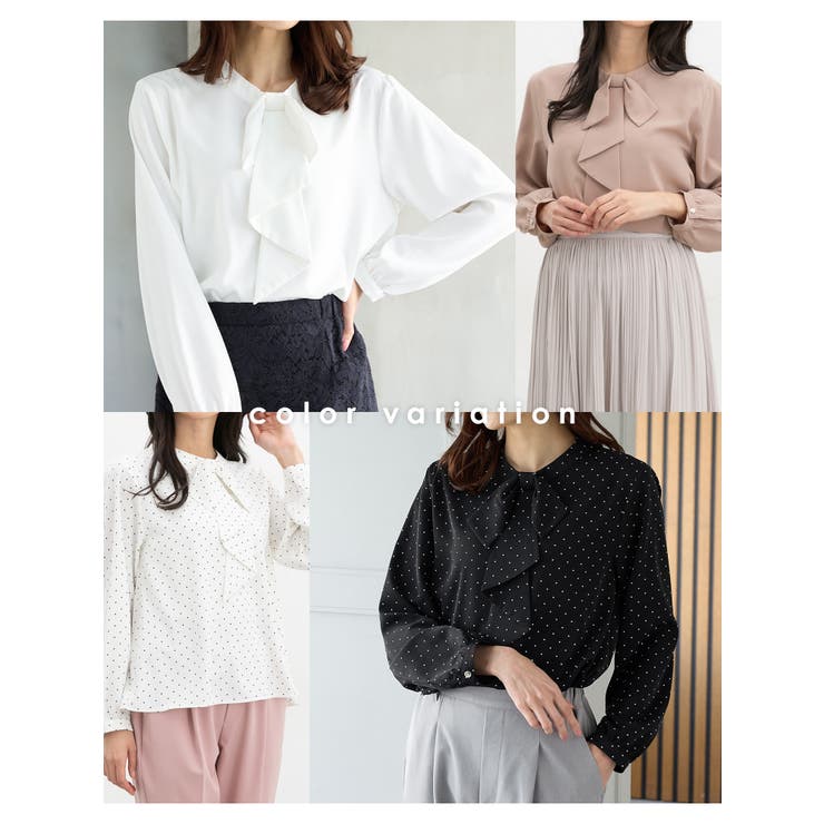 トップス ブラウス 長袖 | Honeys | 詳細画像3 