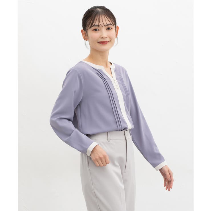 トップス ブラウス 長袖 | Honeys | 詳細画像10 