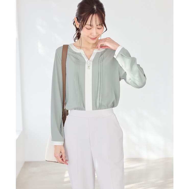 トップス ブラウス 長袖 | Honeys | 詳細画像6 