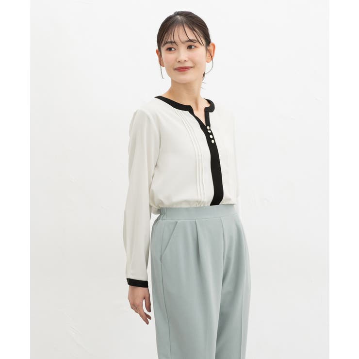 トップス ブラウス 長袖 | Honeys | 詳細画像8 