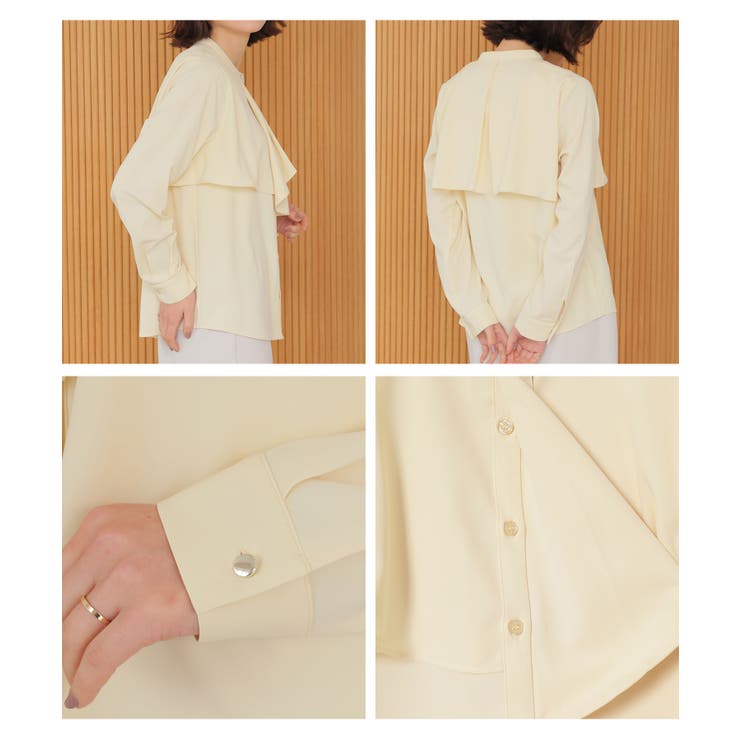 トップス ブラウス 長袖 | Honeys | 詳細画像17 