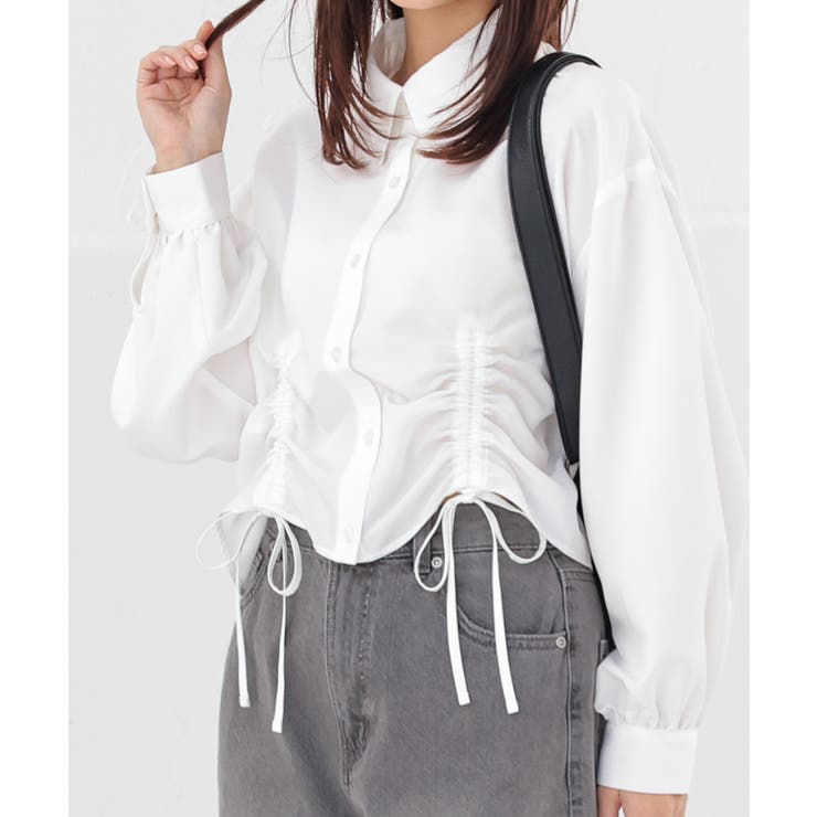 ホワイト | トップス シャツ ブラウス | Honeys