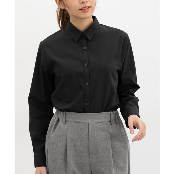 ブラック | トップス シャツ ブラウス | Honeys