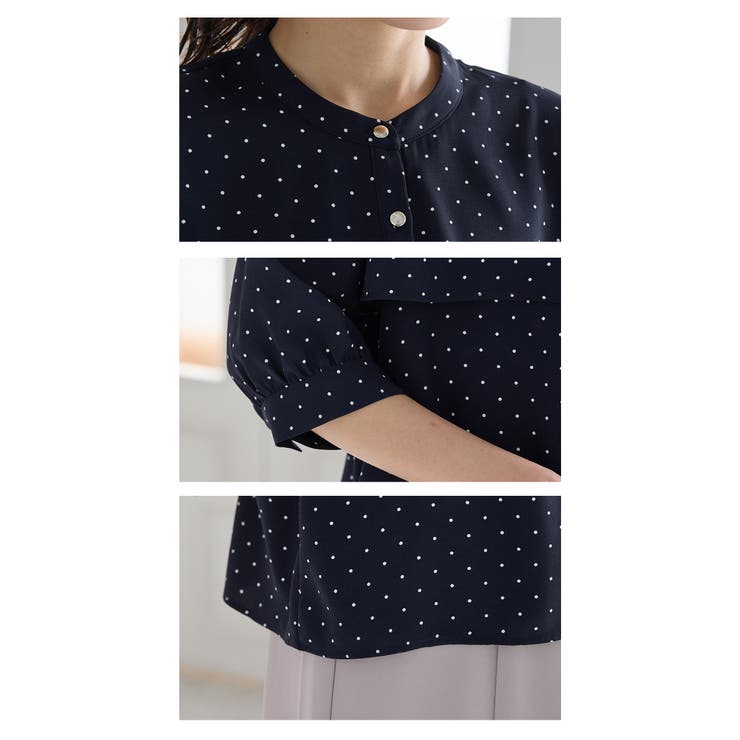 トップス ブラウス オフィス | Honeys | 詳細画像8 