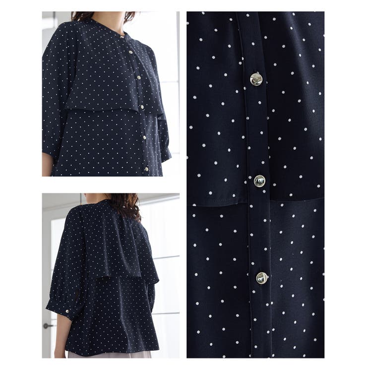 トップス ブラウス オフィス | Honeys | 詳細画像9 