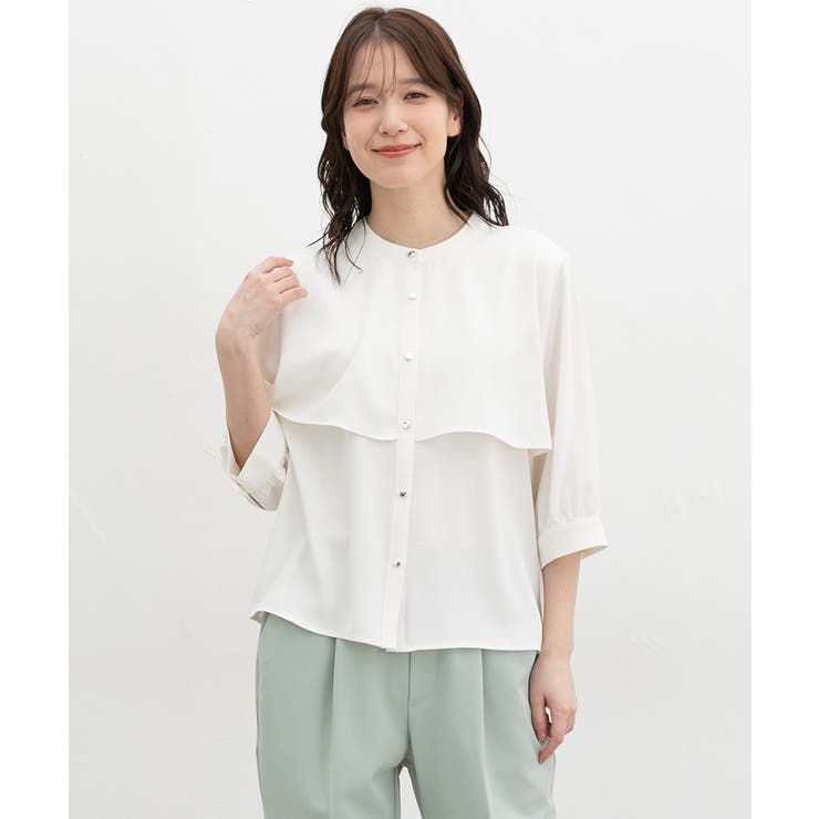 アイボリー | トップス ブラウス オフィス | Honeys