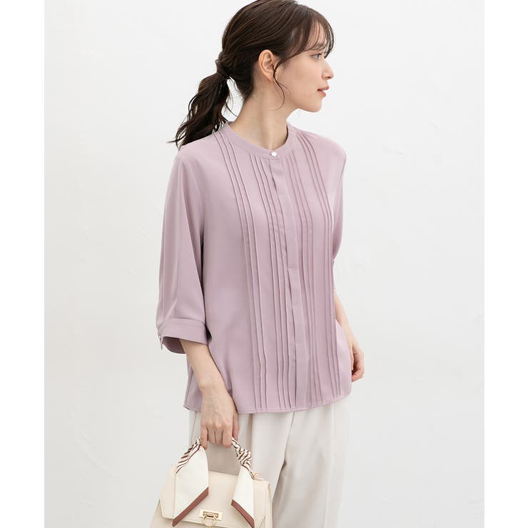 ピンクパープル | トップス ブラウス 大きいサイズ | Honeys