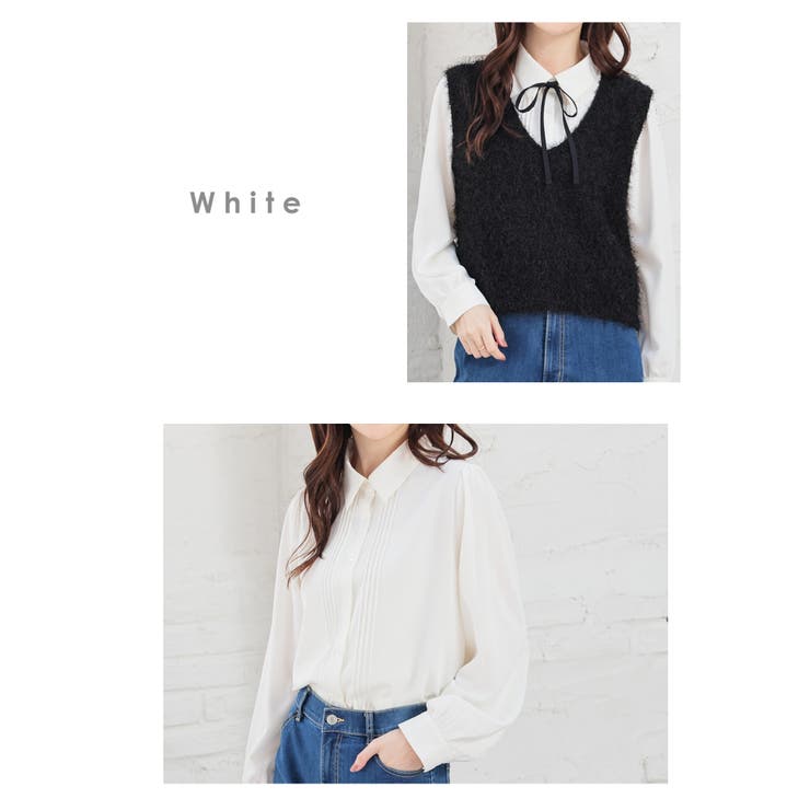 トップス ブラウス 長袖 | Honeys | 詳細画像10 