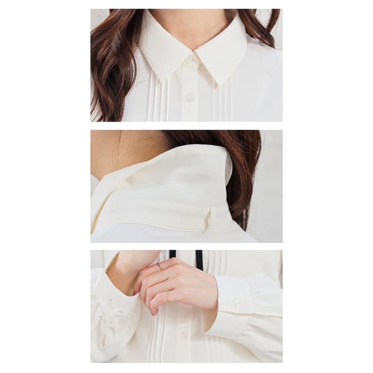 トップス ブラウス 長袖 | Honeys | 詳細画像8 