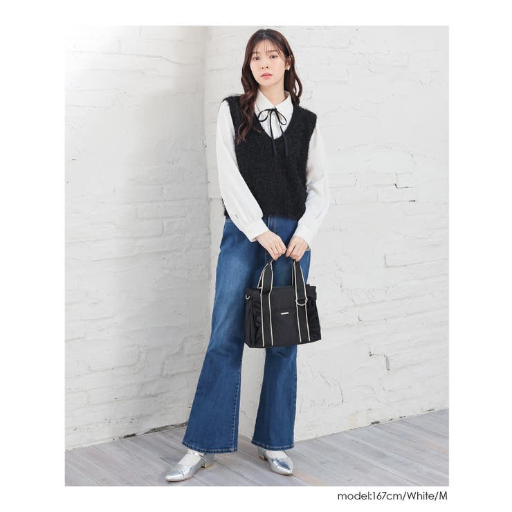 トップス ブラウス 長袖 | Honeys | 詳細画像9 