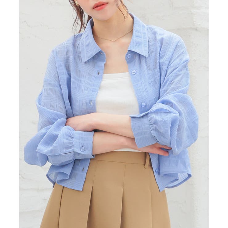 サックス | トップス シャツ ブラウス | Honeys