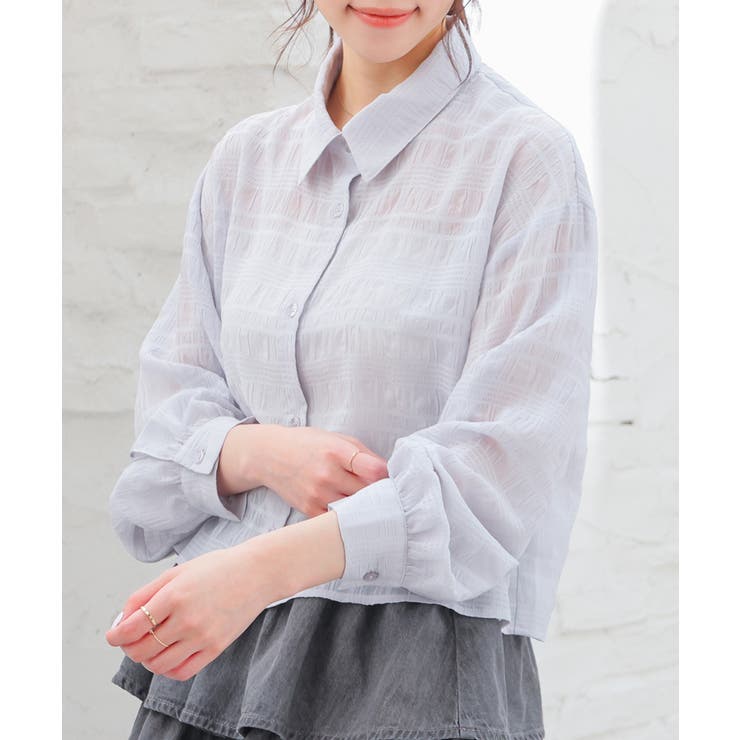 グレー | トップス シャツ ブラウス | Honeys